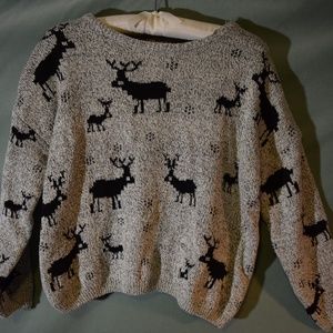 reindeer winter sweater